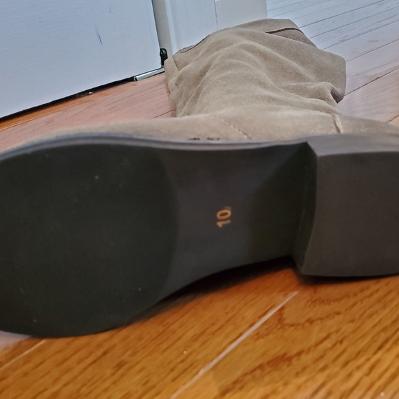 Tan suede slouchy boho boots - Picture 4 of 4